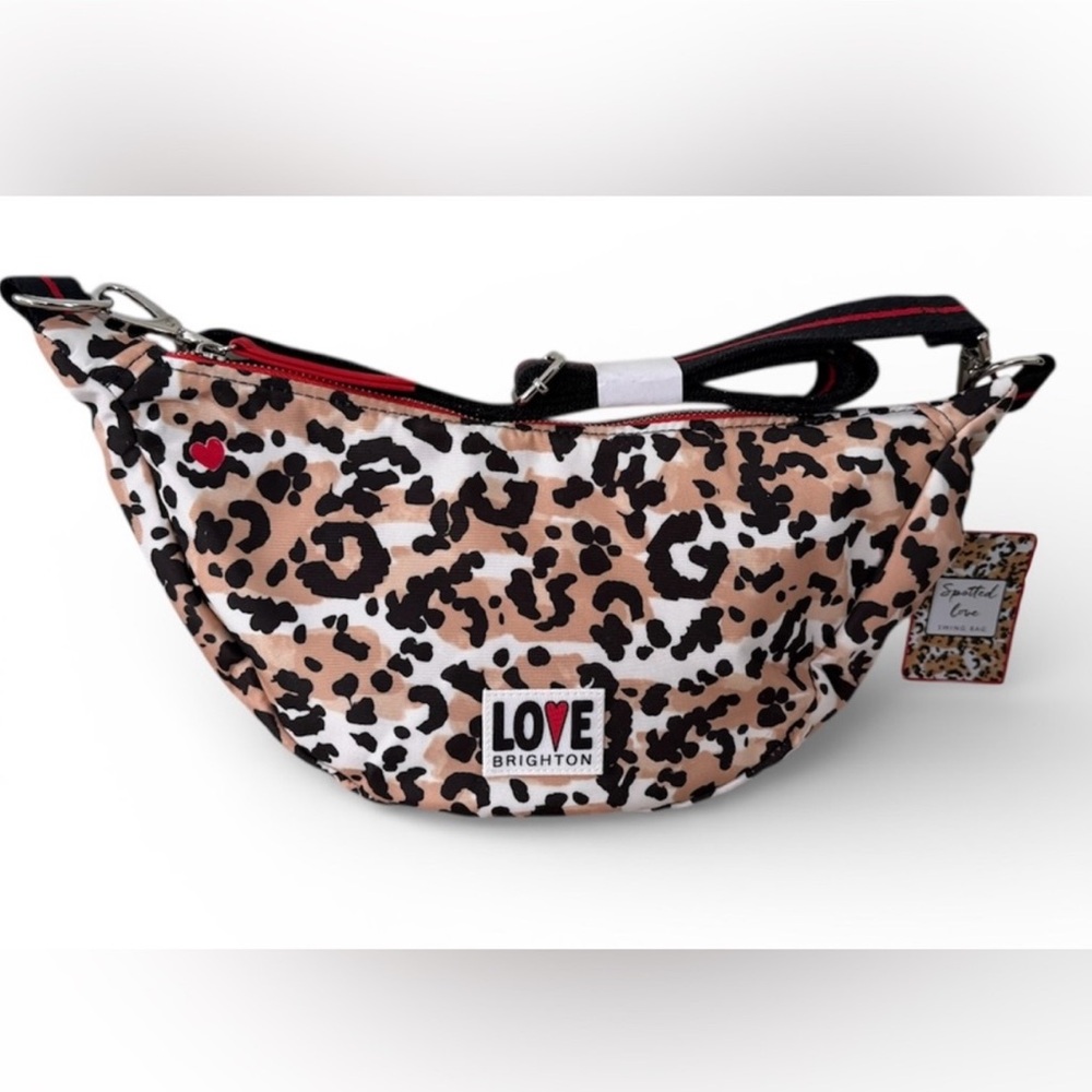 BRIGHTON NWT SPOTTED LOVE SWING BAG